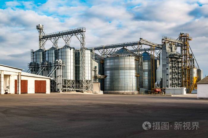 現代農業的精工印記 農產品加工制造廠與商用設備